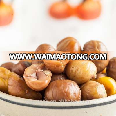 Sweet Roasted and peeled organic whole chestnuts